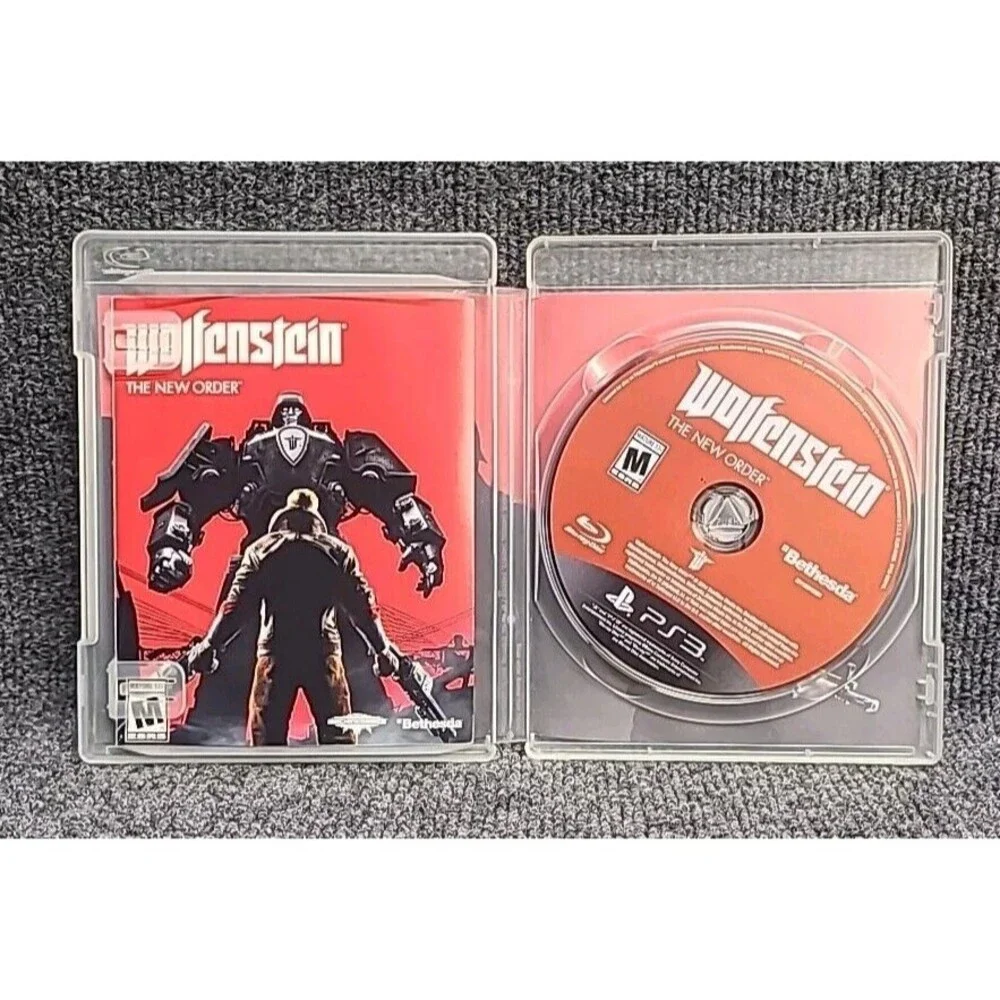 PS3 Wolfenstein: The New Order (Sony PlayStation 3, 2014) Complete Tested